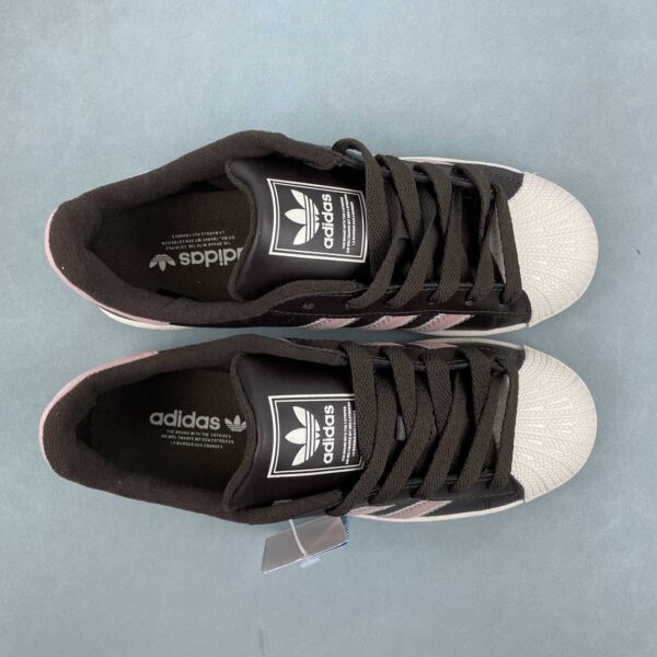 adidas-superstar-ii-negras-vista-frontal