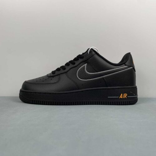 nike-air-force-1-07-low-negras-doradas-lateral-izquierdo