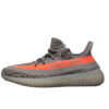zapatillas-adidas-yeezy-350-gris-naranja-lateral-izquierdo