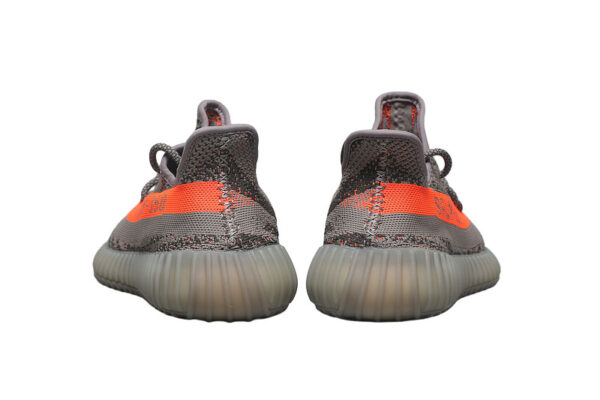 zapatillas-adidas-yeezy-350-gris-naranja-vista-detras